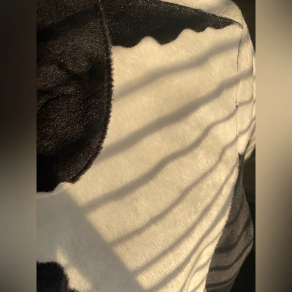 VINTAGE COWPRINT DEADSTOCK LEATHER BLAZER - Picture 3 of 4